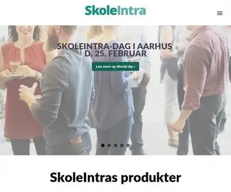 Skoleintra.dk(Danmarks førende samarbejds) Screenshot