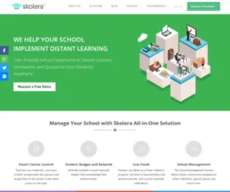 Skolera.com(Skolera is an award winning unified learning platform) Screenshot