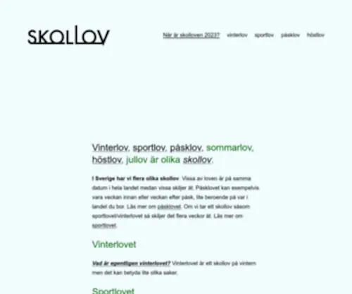 Skollov.nu(När) Screenshot