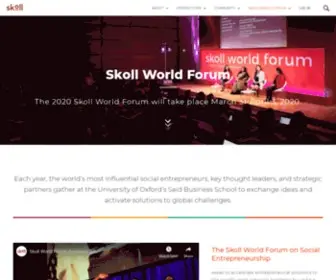 Skollworldforum.org(Skoll World Forum) Screenshot