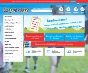 Skolske-Tasky.sk(Školské tašky a potreby) Screenshot