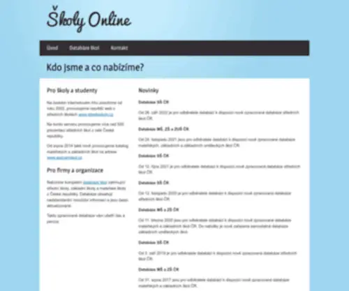 Skoly-Online.cz(Koly Online) Screenshot