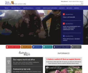 Skolybrezova.eu(Školy Březová) Screenshot