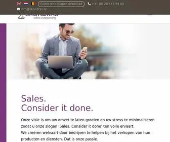 Skondras.com(European Sales Outsourcing Company) Screenshot