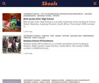 Skools.co.za(South Africa School Directory) Screenshot