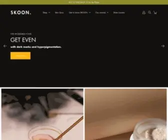 Skoonskin.com(SKOON) Screenshot