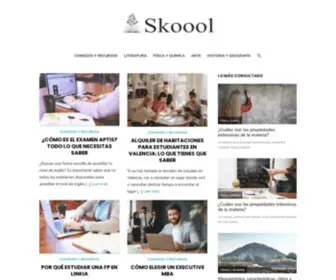 Skoool.es(Blog de Recursos Académicos y Consejos para Curiosos) Screenshot