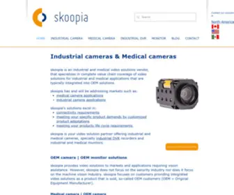 Skoopia.com(Industrial camera and Medical camera without changes for years to come) Screenshot