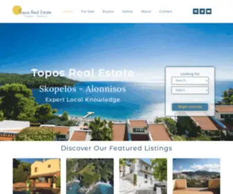 Skopelostopos.gr(Topos Real Estate) Screenshot