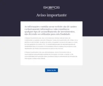 Skopos.com.br(Skopos InvestimentosSkopos Investimentos) Screenshot