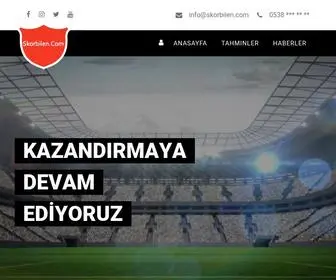 Skorbilen.com(üzerinden canlı) Screenshot