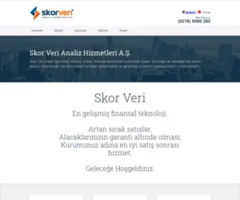 Skorveri.com.tr(Skor Veri) Screenshot