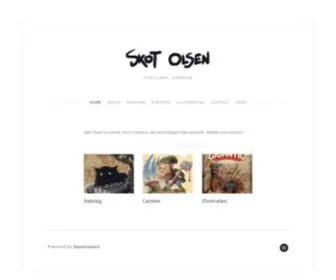 Skotolsen.com(Skot olsen) Screenshot