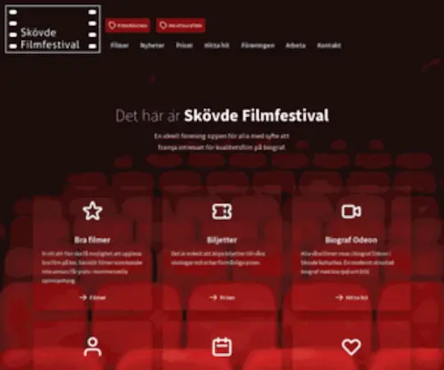 Skovdefilmfestival.se(Skövde) Screenshot