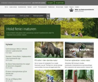 Skovognatur.dk(Naturstyrelsen udmønter regeringens miljø) Screenshot