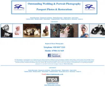 SKphotography.co.uk(Photographers in Enfield) Screenshot