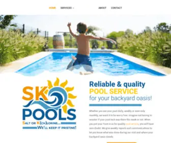 Skpoolsfl.com(Honest, Affordable Pool Service In Your Neighborhood) Screenshot