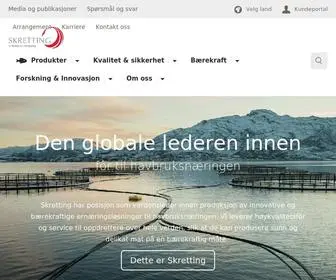 Skretting.com(The global leader in aquaculture feed) Screenshot