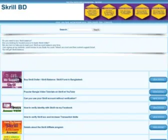 Skrillbd.com(Online Payment System) Screenshot