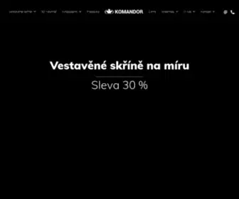 Skrine-Komandor.cz(Vestavěné skříně a nábytek na míru) Screenshot