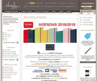 Skripta-Paris.com(Skripta-Paris, une sélection unique de milliers d'articles choisis parmi les meilleures marques internationales de design) Screenshot