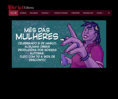Skripteditora.com.br(Editora de quadrinhos e livros) Screenshot