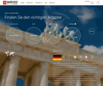 Skross-Online.de(SKROSS Reiseadapter und Travel Adapter online kaufen) Screenshot