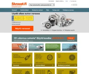 Skruvat.fi(Auton Varaosat Autotarvike) Screenshot