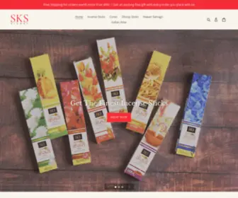 Sksaromas.com(SKS Aromas) Screenshot