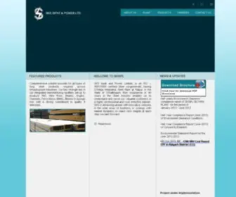 Sksispat.com(SKS Ispat and Power Ltd) Screenshot