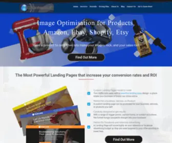 SKsservices.co.uk(Product Image Optimisation Video Creation Landing Page Design Marketing) Screenshot