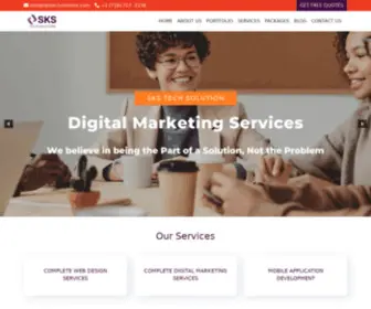 SKstechsolution.com(Affordable Digital Marketing and Web Development company in USA) Screenshot