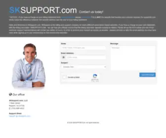 Sksupport.com(Customer Service) Screenshot