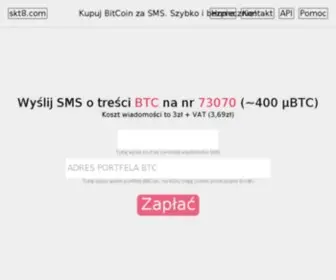 SKT8.com(Kupuj BitCoin za sms) Screenshot