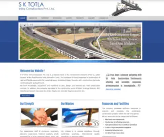 Sktotla.com(Totla Construction) Screenshot