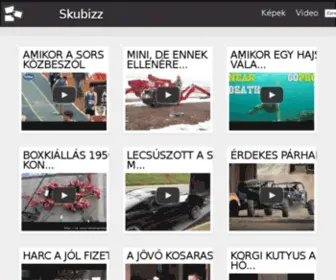 Skubizz.hu(Vicces érdekes képek és videók minden nap. Skubizd meg és nevess te) Screenshot