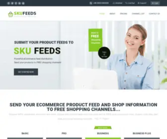 Skufeeds.com(SKU Feeds) Screenshot