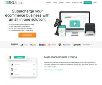 Skulabs.com(Inventory management software and WMS for ecommerce retailers) Screenshot