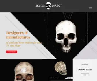 Skullsdirect.co.uk(Skull Props) Screenshot