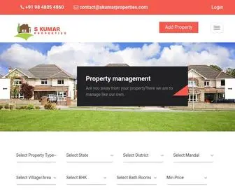 Skumarproperties.com(SKumar Properties) Screenshot