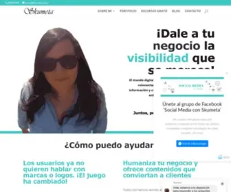 Skumeta.com(Consultora Marketing Digital) Screenshot