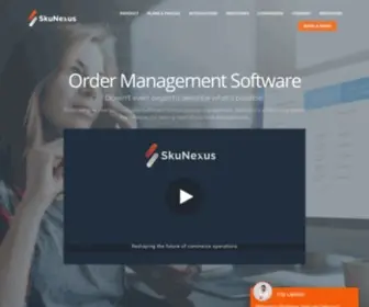 Skunexus.com(Fully Customizable Order Management Software) Screenshot