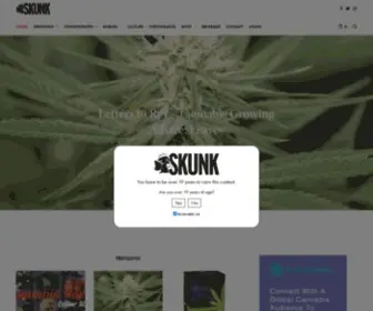 Skunkmagazine.com(Skunk Magazine) Screenshot