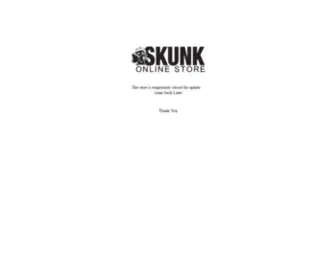 SkunkonlineStore.com(Skunk Online Store) Screenshot