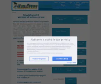 Skuolasprint.it(Versioni di latino e greco) Screenshot