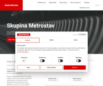 Skupinametrostav.cz(Skupinametrostav) Screenshot