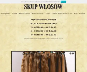 Skupujemywlosy.com(Skup włosów) Screenshot