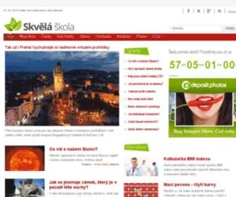 Skvelaskola.cz(SkvěláŠkola.cz) Screenshot
