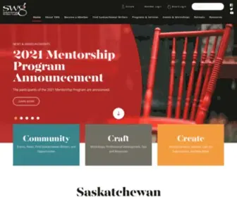 SKwriter.com(Saskatchewan Writers' Guild) Screenshot