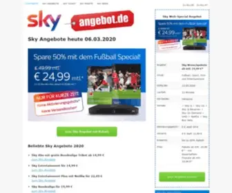 SKY-Angebot.de(Sky Abo & WOW ab 5) Screenshot